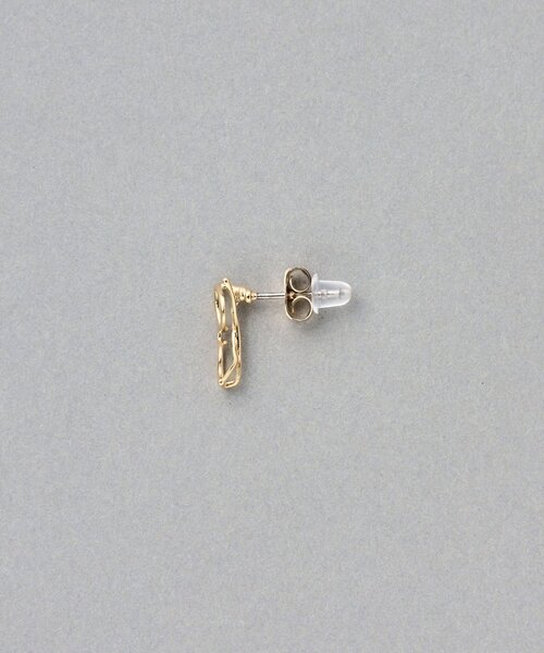 BEARDSLEY（ビアズリー）の「メガネモチーフピアス（ピアス（両耳用）・レディース・ゴールド・FREE）」の4枚目の写真