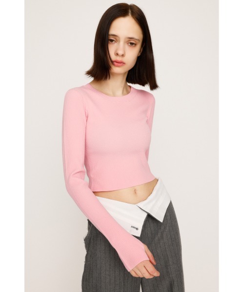 セール】【2サイズ展開】BASIC HG RIB TOPS ベーシック ハイゲージ