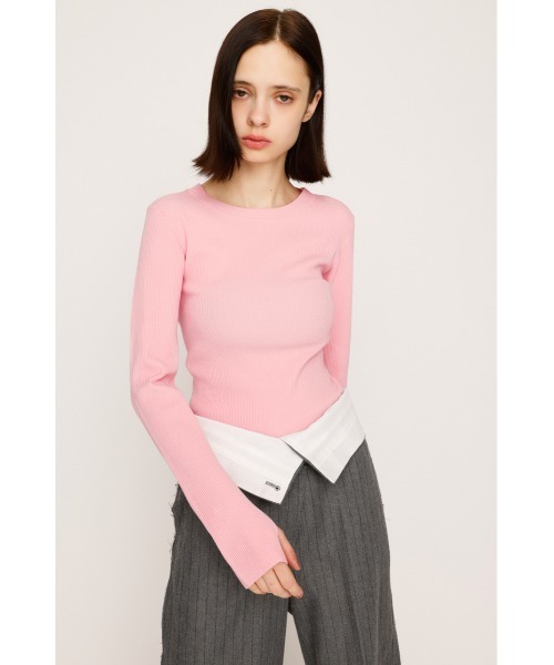 セール】【2サイズ展開】BASIC HG RIB TOPS ベーシック ハイゲージ