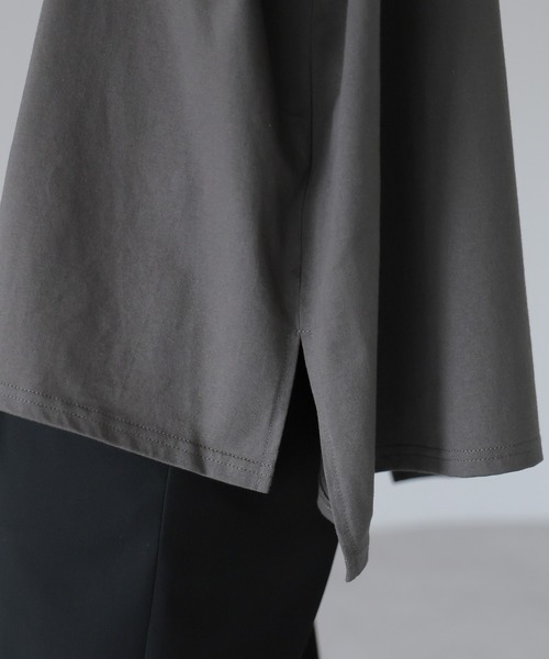 SOTT（ソット）の「PATHWAY Photo BIGT-shirt/PATHWAYフォトBIGTシャツ（Tシャツ/カットソー・レディース・チャコールグレー/オフホワイト/ブラック・FREE）」の10枚目の写真