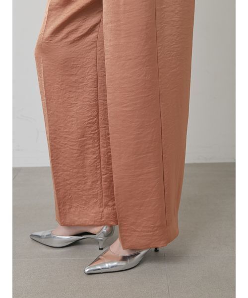 styling/（スタイリング）の「【セットアップ対応】ドローコードサテンパンツ（その他パンツ・レディース・ブラック/ピンク/ベージュ・1/0）」の16枚目の写真