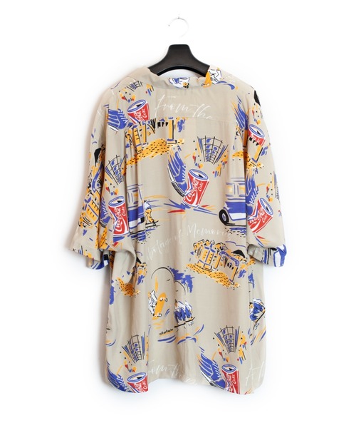 SEVESKIG（セヴシグ）の「SEVESKIG/セブシグ/S/S 柄ｼｬﾂ_SH-SV-NRS-1006（シャツ/ブラウス・メンズ・サックスブルー/ベージュ・SMALL/MEDIUM/LARGE/X-LARGE）」の20枚目の写真