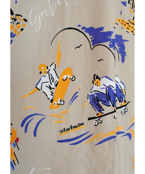 SEVESKIG（セヴシグ）の「SEVESKIG/セブシグ/S/S 柄ｼｬﾂ_SH-SV-NRS-1006（シャツ/ブラウス・メンズ・サックスブルー/ベージュ・SMALL/MEDIUM/LARGE/X-LARGE）」の3枚目の写真