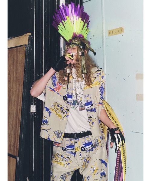 SEVESKIG（セヴシグ）の「SEVESKIG/セブシグ/S/S 柄ｼｬﾂ_SH-SV-NRS-1006（シャツ/ブラウス・メンズ・サックスブルー/ベージュ・SMALL/MEDIUM/LARGE/X-LARGE）」の10枚目の写真