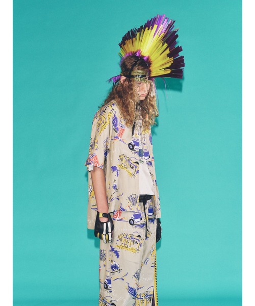 SEVESKIG（セヴシグ）の「SEVESKIG/セブシグ/S/S 柄ｼｬﾂ_SH-SV-NRS-1006（シャツ/ブラウス・メンズ・サックスブルー/ベージュ・SMALL/MEDIUM/LARGE/X-LARGE）」の14枚目の写真