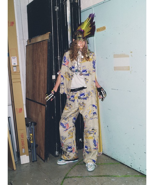 SEVESKIG（セヴシグ）の「SEVESKIG/セブシグ/S/S 柄ｼｬﾂ_SH-SV-NRS-1006（シャツ/ブラウス・メンズ・サックスブルー/ベージュ・SMALL/MEDIUM/LARGE/X-LARGE）」の16枚目の写真