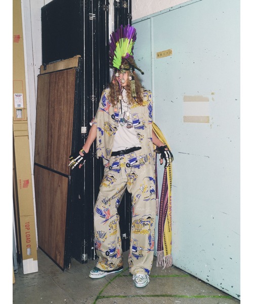 SEVESKIG（セヴシグ）の「SEVESKIG/セブシグ/S/S 柄ｼｬﾂ_SH-SV-NRS-1006（シャツ/ブラウス・メンズ・サックスブルー/ベージュ・SMALL/MEDIUM/LARGE/X-LARGE）」の17枚目の写真