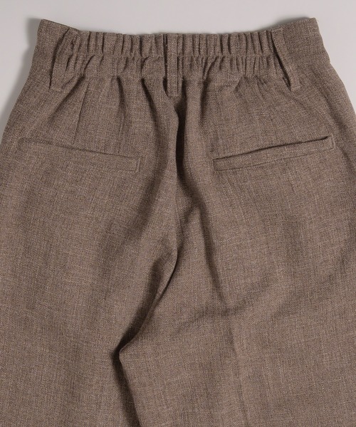 MUHET（ミュエータ）の「assort tuck slacks pants / アソートタックスラックスパンツ（スラックス・レディース・チャコールグレー/ブラウン・SMALL/LARGE/MEDIUM）」の20枚目の写真
