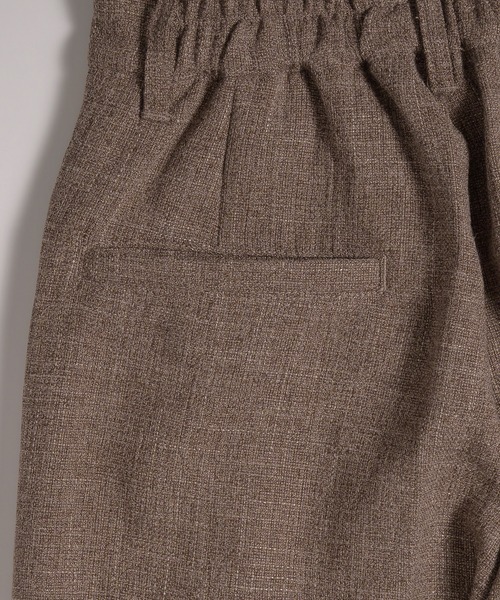 MUHET（ミュエータ）の「assort tuck slacks pants / アソートタックスラックスパンツ（スラックス・レディース・チャコールグレー/ブラウン・SMALL/LARGE/MEDIUM）」の21枚目の写真