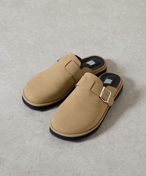 COLONY 2139(コロニートゥーワンスリーナイン)の「スエードライクスリッポンサボサンダル(サンダル・レディース・ブラック/ベージュ・LARGE/MEDIUM)」の11枚目の写真