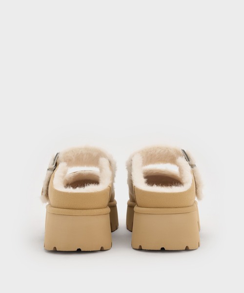 あ*様 Bergen ベルゲン CHARLES&KEITH ムートン スリッポン CHARLES ＆ KEITH スリッポン Bergen ベルゲン テクスチャー