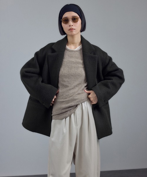 WEB限定】キッドモヘヤシャギージャケット / シャギーコート（その他