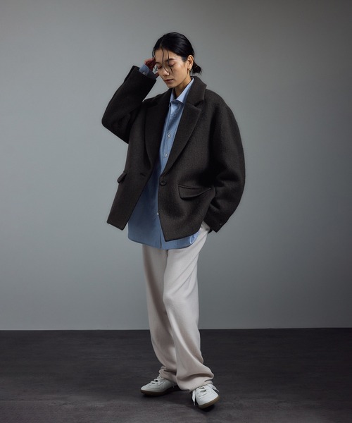 tricot COMME des GARCONS モヘヤ シャギー ジャケット tricot COMME des GARCONS トリココムデギャルソンtricot モヘヤ混紡