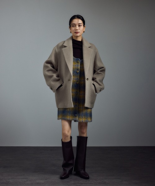 WEB限定】キッドモヘヤシャギージャケット / シャギーコート（その他