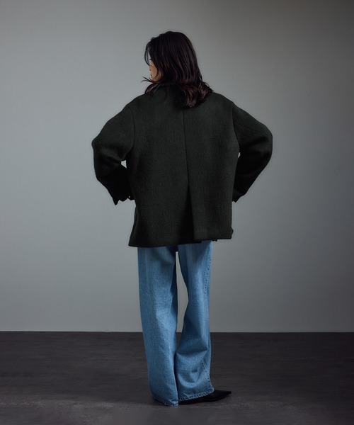 WEB限定】キッドモヘヤシャギージャケット / シャギーコート（その他