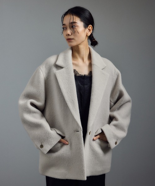 WEB限定】キッドモヘヤシャギージャケット / シャギーコート（その他