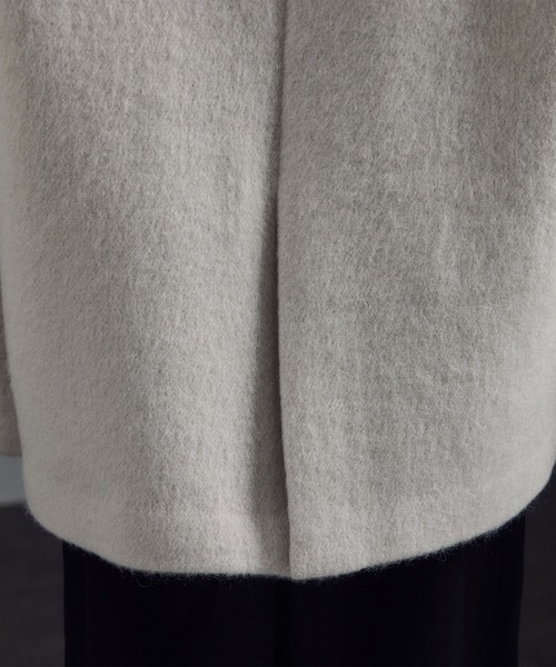 SALON adam et rope'（サロン アダム エ ロペ）の「【WEB限定】キッドモヘヤシャギージャケット / シャギーコート（その他アウター・レディース・ライトグレー/ブラウン/チャコールグレー/ベージュ系その他・FREE）」の13枚目の写真