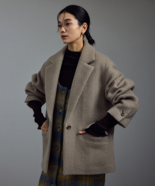 WEB限定】キッドモヘヤシャギージャケット / シャギーコート（その他