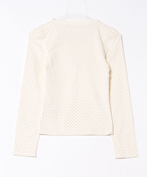 PHILLY（フィリー）の「チョーカーデザインドットトップス（Tシャツ/カットソー・レディース・アイボリー/ピンク/チャコールグレー/ブラック・FREE）」の5枚目の写真