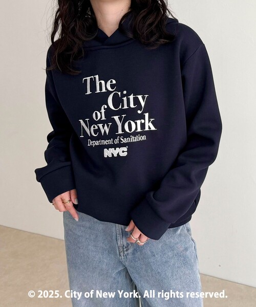セール】【GOOD ROCK SPEED】NYCプリントダンボールフードスウェット