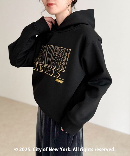 フレディエミュ（fredy emue）/【GOOD ROCK SPEED】NYCプリントダンボールフードスウェット セール】【GOOD ROCK SPEED】NYCプリントダンボールフードスウェット