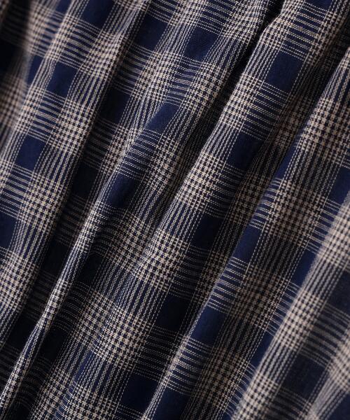 NATURAL BEAUTY BASIC（ナチュラルビューティーベーシック）の「◇チェックペプラムブラウス（シャツ/ブラウス・レディース・ブラック系その他/ブルー系その他6・SMALL/MEDIUM）」の13枚目の写真