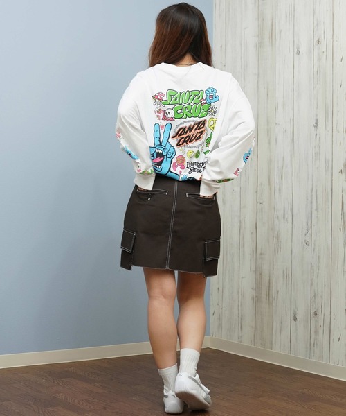 Dickies（ディッキーズ）の「Dickies/ディッキーズ カーゴ ミニスカート ステッチ ミニスカ 81461500（スカート・レディース・ダークブラウン/レオパード/マルーン/カモフラージュ・M/S）」の11枚目の写真