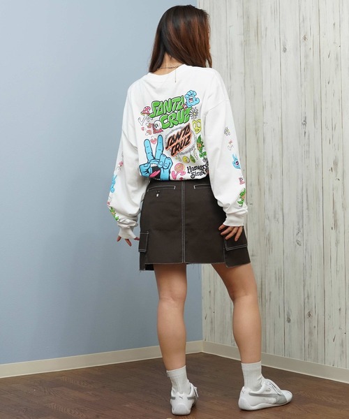 Dickies（ディッキーズ）の「Dickies/ディッキーズ カーゴ ミニスカート ステッチ ミニスカ 81461500（スカート・レディース・ダークブラウン/レオパード/マルーン/カモフラージュ・M/S）」の12枚目の写真