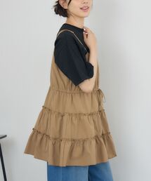 RETRO GIRL（レトロガール）の「フリルティアードキャミOP（ワンピース）」