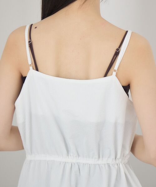 RETRO GIRL（レトロガール）の「フリルティアードキャミOP（ワンピース・レディース・ベージュ/ホワイト/ブラック・FREE）」の11枚目の写真