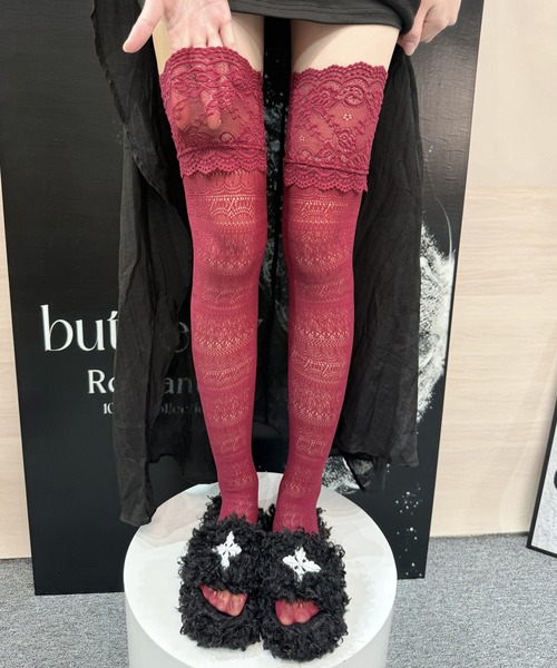 靴下・タイツ Rainypinky SABRINA（GUNZE） サブリナタイツ Warm 40デニール ひざ下丈タイツ 22