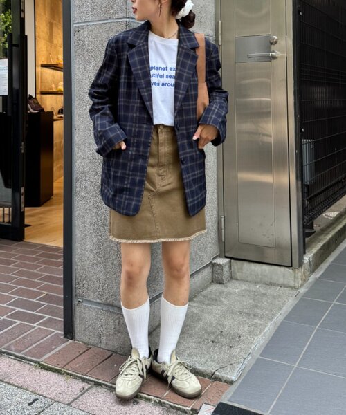 WILLOW（ウィロー）の「■【willow】ミニミモレスカート（スカート・レディース・チャコールグレー/カーキ・SMALL/MEDIUM）」の14枚目の写真