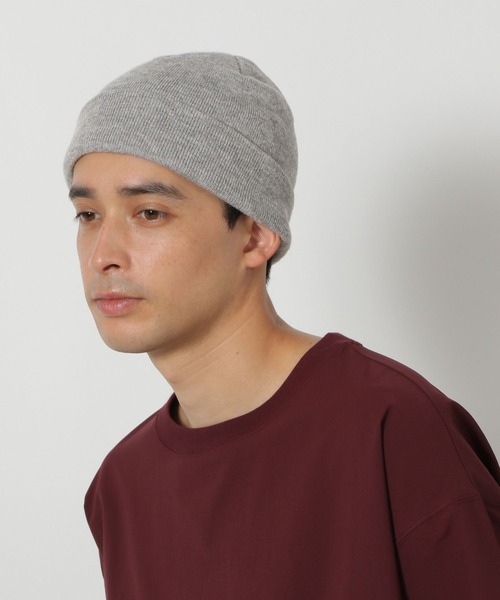 LAKOLE（ラコレ）の「ロールニットキャップ / 577423（ニットキャップ/ビーニー・メンズ・オレンジ/ブルー/グレー/ブラック・9）」の6枚目の写真