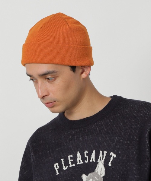 LAKOLE（ラコレ）の「ロールニットキャップ / 577423（ニットキャップ/ビーニー・メンズ・オレンジ/ブルー/グレー/ブラック・9）」の8枚目の写真
