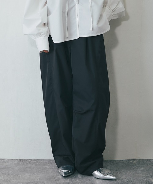 ANOTHER S（アナザーエス）の「タフタワイドカーブパンツ（チノパンツ・レディース・ブラウン/グレー/ブラック・FREE）」の19枚目の写真