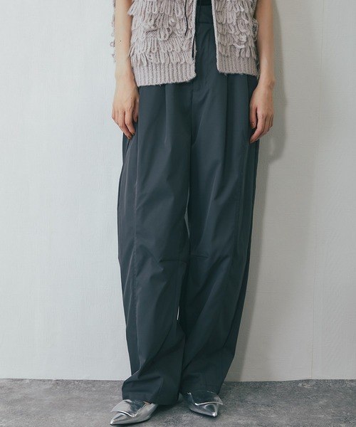 ANOTHER S（アナザーエス）の「タフタワイドカーブパンツ（チノパンツ・レディース・ブラウン/グレー/ブラック・FREE）」の8枚目の写真