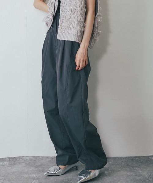 ANOTHER S（アナザーエス）の「タフタワイドカーブパンツ（チノパンツ・レディース・ブラウン/グレー/ブラック・FREE）」の10枚目の写真