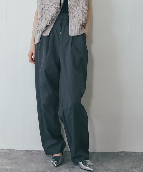 ANOTHER S（アナザーエス）の「タフタワイドカーブパンツ（チノパンツ・レディース・ブラウン/グレー/ブラック・FREE）」の18枚目の写真
