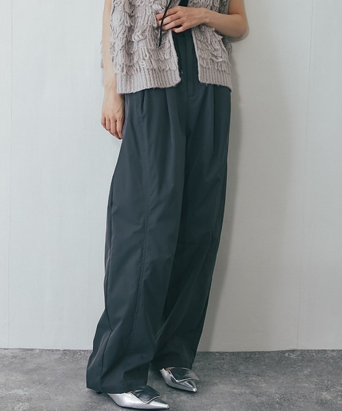 ANOTHER S（アナザーエス）の「タフタワイドカーブパンツ（チノパンツ・レディース・ブラウン/グレー/ブラック・FREE）」の15枚目の写真