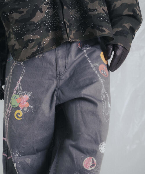 FR(13)NDS（フレンズ）の「FR(13)NDS /フレンズ/Trompel'oeil Denim Pants（デニムパンツ・メンズ・その他4/ブラック・F）」の7枚目の写真