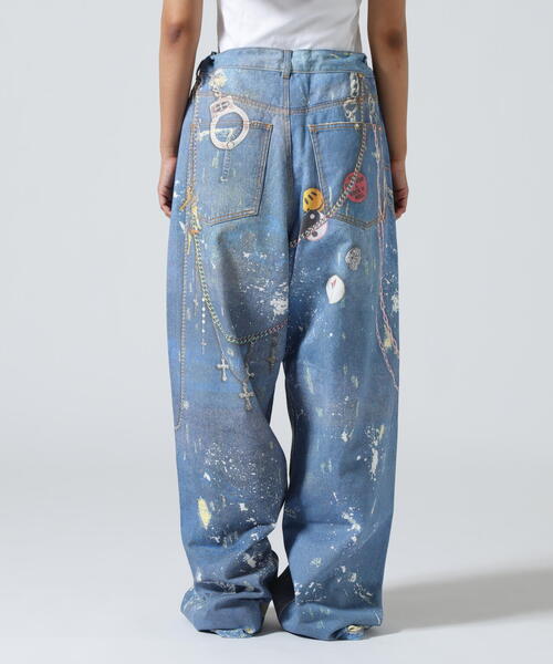 FR(13)NDS /フレンズ/Trompel’oeil Denim Pants FR(13)NDS/フレンズ/TROMPEL'OEIL DENIM PANTS | ROYAL FLASH