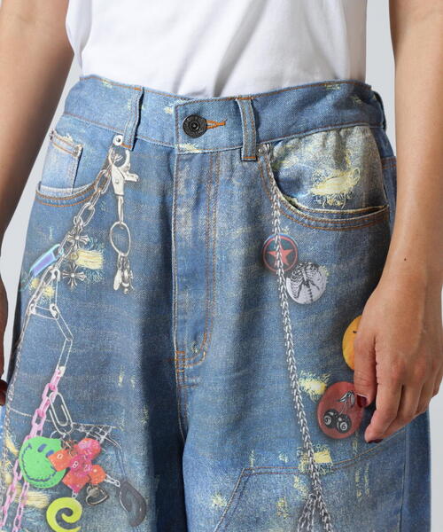 FR(13)NDS /フレンズ/Trompel'oeil Denim Pants（デニムパンツ）｜FR