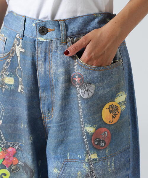FR(13)NDS /フレンズ/Trompel'oeil Denim Pants（デニムパンツ）｜FR