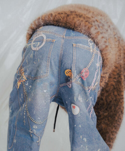 FR(13)NDS（フレンズ）の「FR(13)NDS /フレンズ/Trompel'oeil Denim Pants（デニムパンツ・メンズ・その他4/ブラック・F）」の22枚目の写真