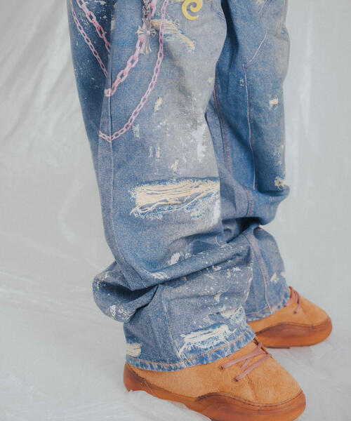 FR(13)NDS(フレンズ)の「FR(13)NDS /フレンズ/Trompel'oeil Denim Pants(デニムパンツ・メンズ・その他4/ブラック・F)」の22枚目の写真