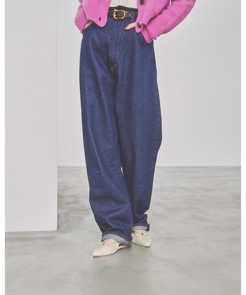 サテン サイドストラップ パンプス（パンプス）｜Emma Francis（エマ