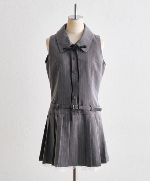 OLIVE des OLIVE ノースリーブワンピース セール】ノースリーブシャツミニワンピース（ワンピース