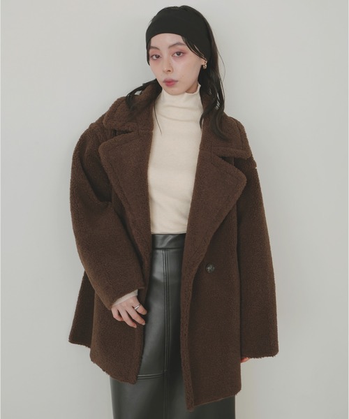 テーラードボアミドルコート（ムートンコート）｜LIAN（リアン）の