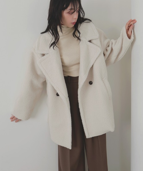 テーラードボアミドルコート（ムートンコート）｜LIAN（リアン