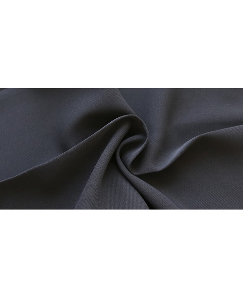 RUIRUE BOUTIQUE（ルイルエブティック）の「オケージョンドレス 結婚式 ｜ バルーントップス ＆ レースインナー ＆ パンツ 3点セット ｜ パンツドレス パンツスーツ 美脚効果 二次会 披露宴 お呼ばれ パーティードレス（パンツドレス・レディース・チャコール/ネイビー/ブラック・S/M/L/LL）」の6枚目の写真